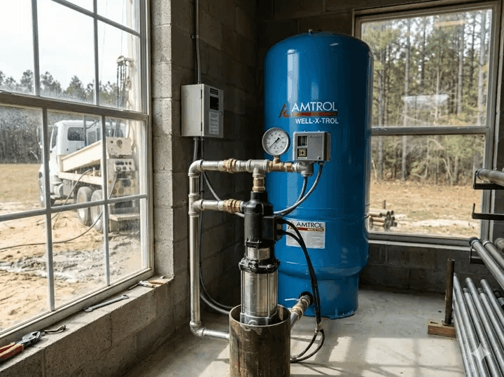 Residential pressure tank and pump system service in Georgia